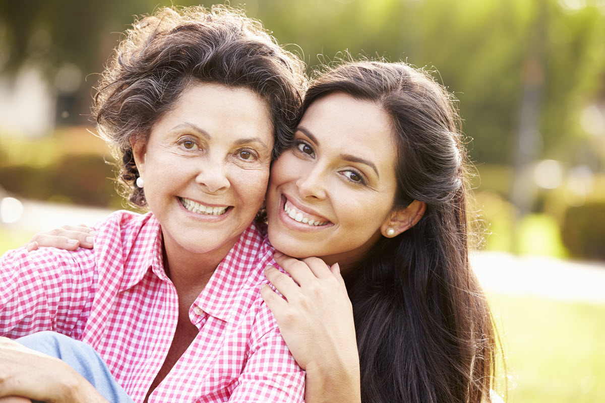 woman and mother